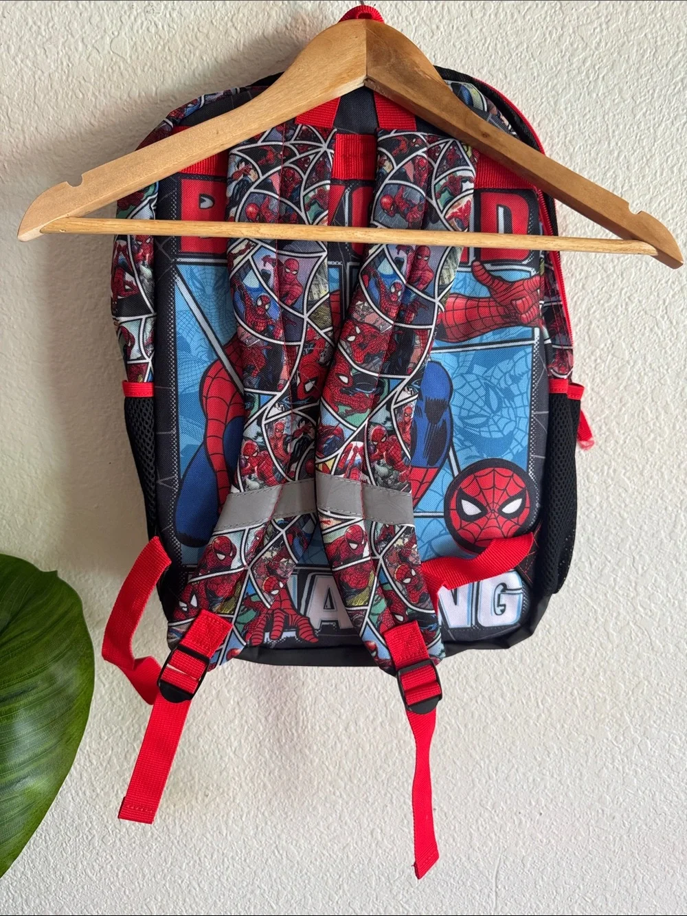 Spider-Man Red & Black Kids Backpack